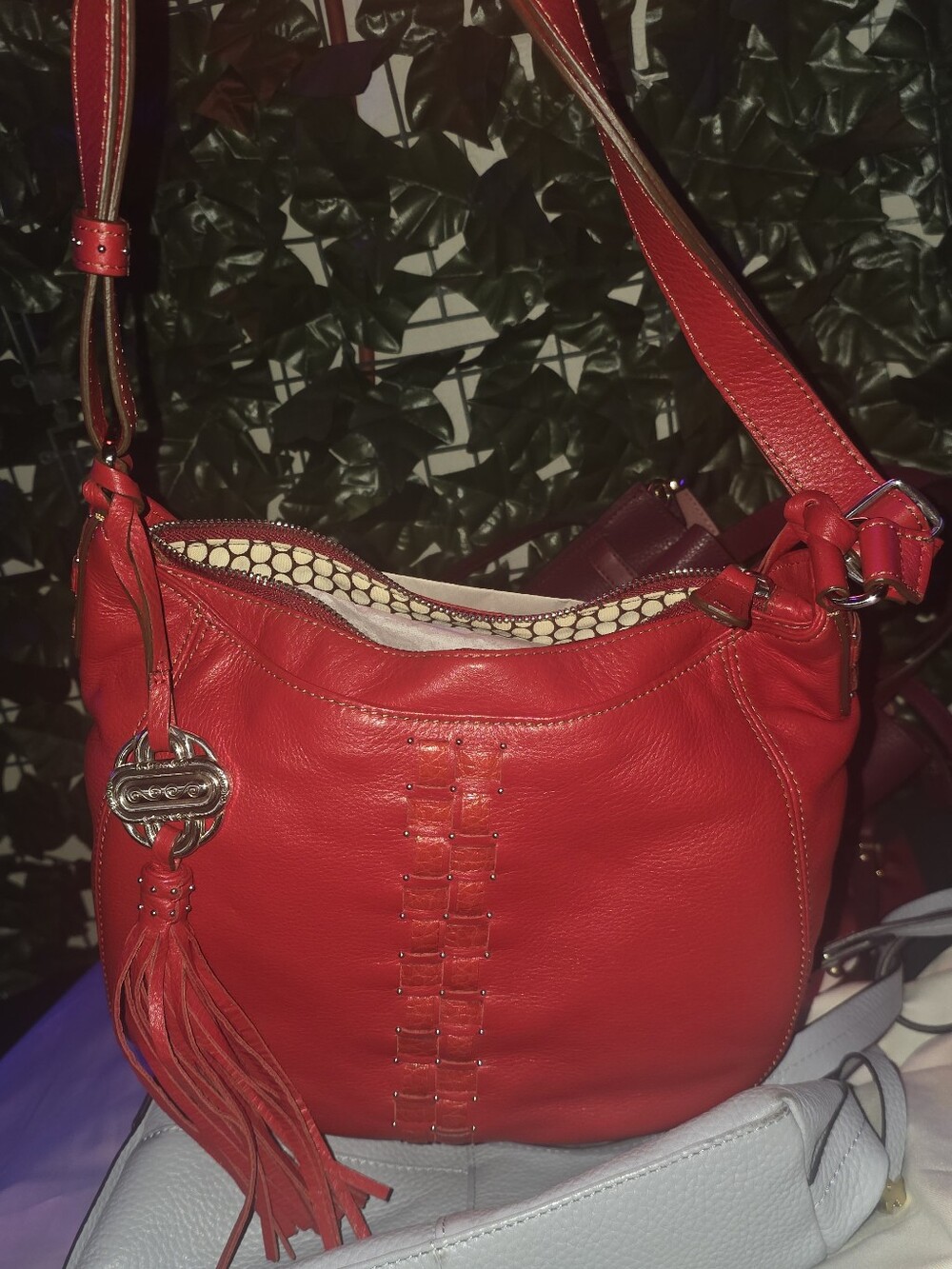 Brighton Celia Red Leather Purse